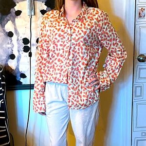 J crew perfect fit watermelon top